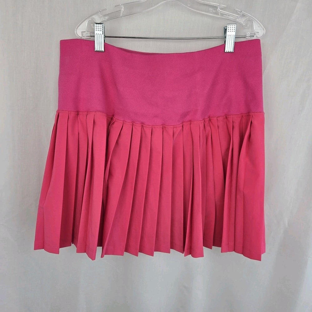 Joy Lab Womens Pleated Skort Tenniscore Size XL Golf Pickleball Hot‎ Pink Skirt